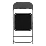 5 five simply smart Chaise Pliante Velours Gris, Gris foncé