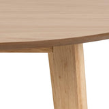 AC Design Furniture Roxanne Table à Manger, Bois, Naturel, H: 76 x B: 105 x T: 105 cm