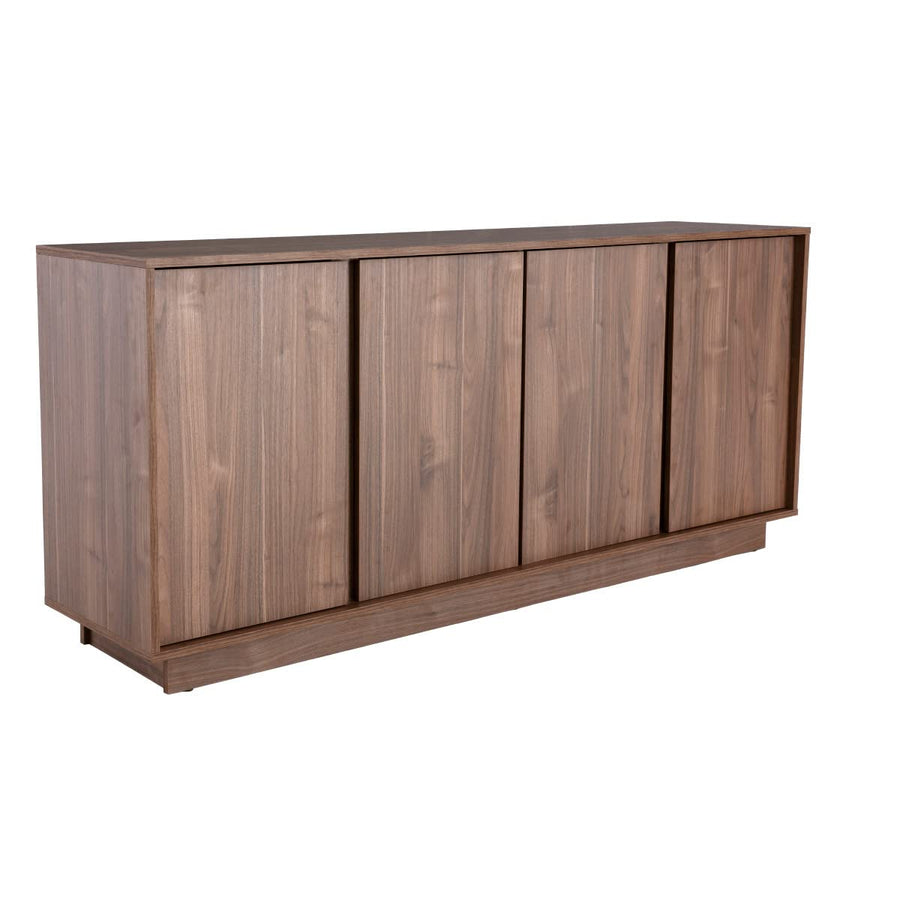 Buffet Vintage Finition Bois foncé Noyer 4 Portes L180 cm COMO Buffet Vintage Finition Bois foncé Noyer 4 Portes L180 cm COMO