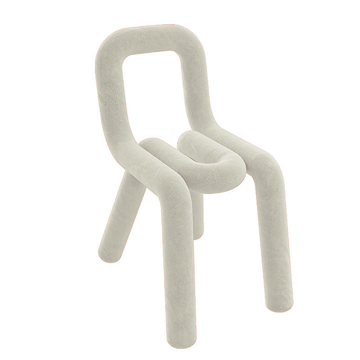 Chaise de salle à manger géométrique moderne – Tabouret décoratif pour chambre à coucher, contemporain rembourré en velours avec dossier – Chaise d Chaise de salle à manger géométrique moderne – Tabouret décoratif pour chambre à coucher, contemporain rembourré en velours avec dossier – Chaise d'appoint de salon