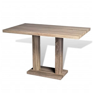 vidaXL Table en MDF Aspect chêne