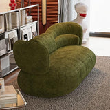 MPLFHSYOS Canapé Surdimensionné sans Ossature for Salon, Canapé sans Ossature avec Assise Profonde, Mousse À Mémoire De Forme Haute Densité, Aucun Assemblage Requis, Chenille(A,180CM)