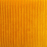 Atmosphera - Fauteuil Solaro Moutarde en Velours plissé