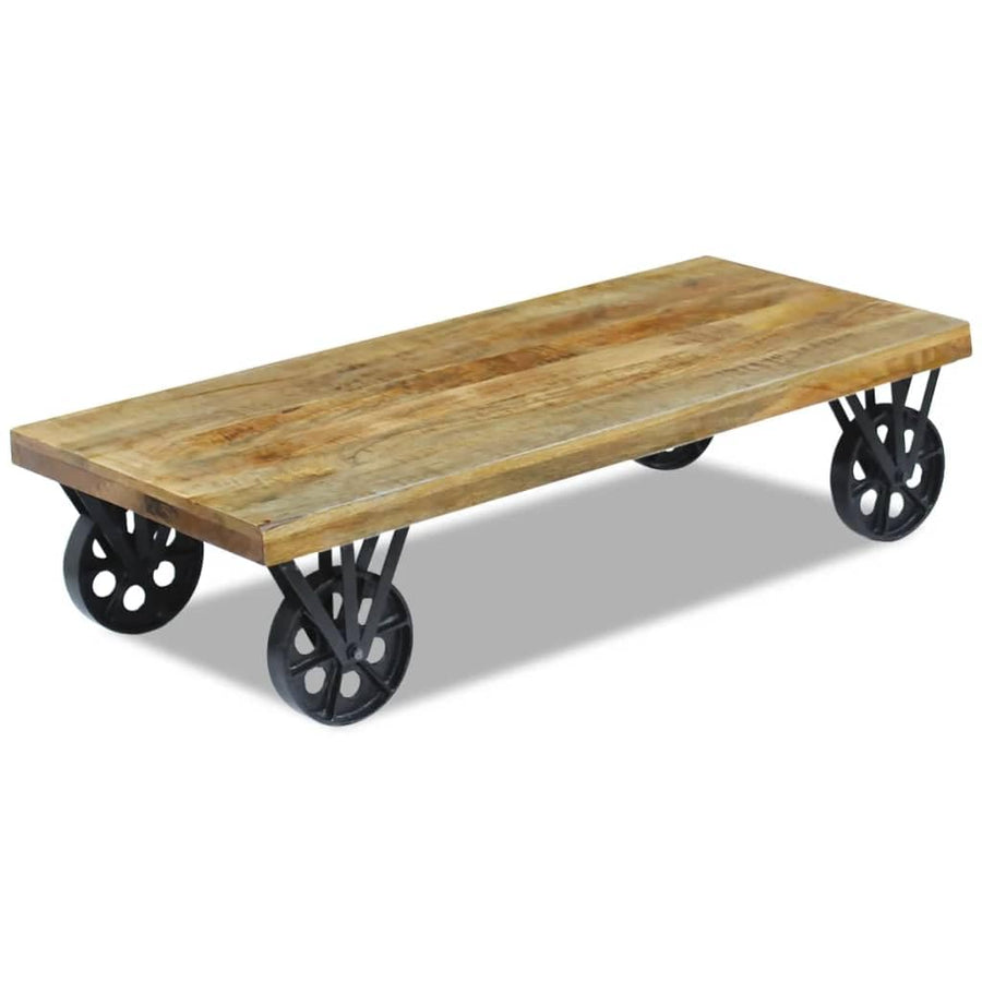 vidaXL Table Basse pour Salon Table d vidaXL Table Basse pour Salon Table d'appoint en Bois de manguier 120x60x30 cm