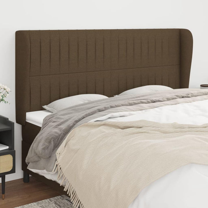 Foknhdi Tête de lit marron foncé avec oreilles 183 x 118 cm réglable en hauteur - Tissu mélèze - Rembourrée - Moderne - Pour chambre à coucher ou lit à sommier tapissier Foknhdi Tête de lit marron foncé avec oreilles 183 x 118 cm réglable en hauteur - Tissu mélèze - Rembourrée - Moderne - Pour chambre à coucher ou lit à sommier tapissier
