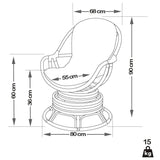 Fauteuil Java - Rotin