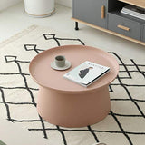 Tables d'appoint Rondes Grand Patio/Table Basse, Grande Table d'appoint d'extérieur résistante aux intempéries pour la Maison, Le Bureau, la Chambre, Le Couloir, Le Salon, Le Balcon, 70 x 36