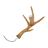 Gorgivous Lustre rustique en bois de cerf à 6 têtes, éclairage de lustre en corne de cerf de Style country rétro pour salon Bar cuisine salle à manger