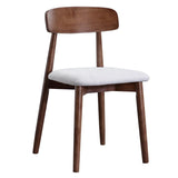 Chaise Scandinave Blanche Chaises De Salle A Manger Scandinave sans Bras Chaise De Cuisine en Bois en Cuir avec Pieds en Bois pour La Salle À Manger(/Light Gray B)