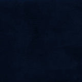 Atmosphera - Canapé Droit 3 Places Candice Velours Bleu Foncé, 194 cm, Tissu Déperlant, Coussins Déhoussables - pour Salon Style Contemporain