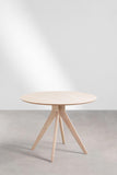 SKLUM Table à Manger Ronde en Bois (Ø100 cm) Sekiz