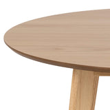 AC Design Furniture Roxanne Table à Manger, Bois, Naturel, H: 76 x B: 105 x T: 105 cm