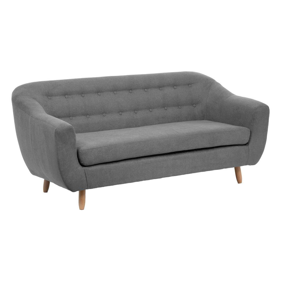 Atmosphera - Canapé Retro - 3 Places - Gris Atmosphera - Canapé Retro - 3 Places - Gris
