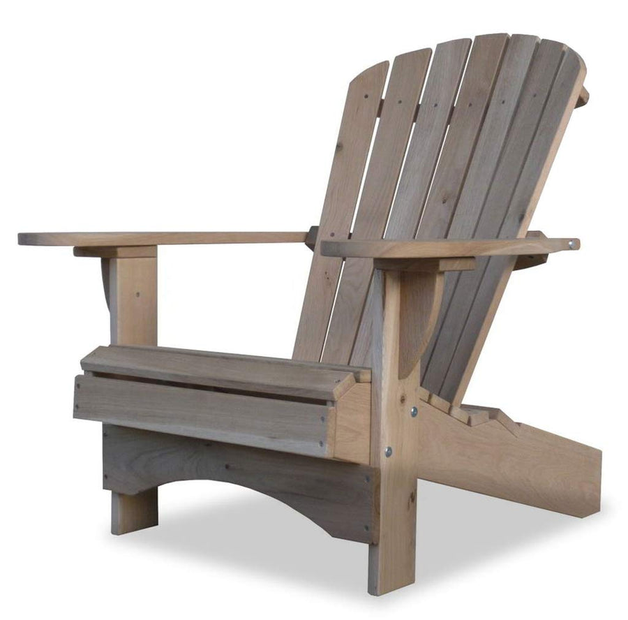 Original Dream-Chairs Seit 2007 Chaise Adirondack Chaise de Jardin Comfort en chêne en kit Chaise d'extérieur résistante aux intempéries pour la détente en extérieur Charge maximale 170 kg