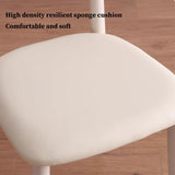 Chaise Scandinave Blanche Chaises De Salle A Manger Scandinave sans Bras Chaise De Cuisine en Bois en Cuir avec Pieds en Bois pour La Salle À Manger(/Light Gray B)