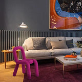 Chaise longue nordique moderne rouge pour une seule personne, design minimaliste créatif pour la maison, les loisirs, la salle à manger