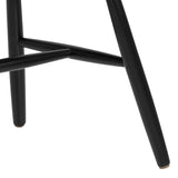 AC Design Furniture Susanne Chaises de salle à manger Lot de 2, H: 86 x l: 50,5 x L: 49,5 cm, Noir, Bois, 2 pc