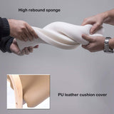 Chaise de salle à manger empilable avec accoudoirs, chaises d'appoint modernes en cuir PU, cadre en bois, bureau d'invités de club, chaise à accoudoir simple