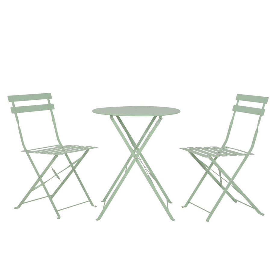 Avril Paris Table et chaises Pliantes bistrot Balcon terrasse- 2 Places - Vert - Flore. Avril Paris Table et chaises Pliantes bistrot Balcon terrasse- 2 Places - Vert - Flore.
