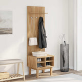 vidaXL Meuble d'entrée OTTA 50x40x160 cm Bois Massif de pin, Armoire d'entrée, Ensemble de vestiaire, Meuble de Rangement de Couloir