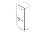 Smeg FAB32RXN1 Autonome 304L A++ Argent réfrigérateur-congélateur - Réfrigérateurs-congélateurs (304 L, SN-T, 10 kg/24h, A++, Nouvelle zone compartiment, Argent)