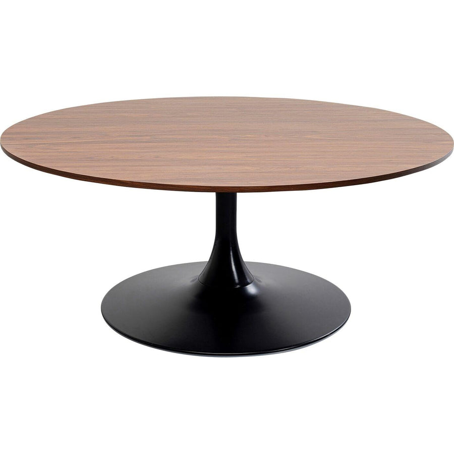 Kare Design Table Basse Schickeria 110cm Noyer et Noire