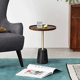 zlw-shop Table Basse Table d'appoint Petite Table Basse Table Basse Cônat Cabinet de Coin de Coin Table de Table Moderne Petite Table Ronde Table de Salon (Size : 54 * 38cm)