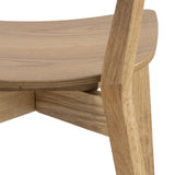 AC Design Furniture Roxanne Chaise de Salle à Manger, Bois, chêne, H: 79,5 x B: 45 x T: 55 cm, Beige