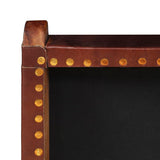 Générique Chaise de Relaxation Pliable Marron Cuir véritable,Meubles,Fauteuils et chaises,Chaises Pliantes & tabourets,Brun,9.66 KG,246363