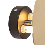 Qazqa pulley - Applique murale - 2 lumière - L 0 mm - Doré/Laiton - Design - éclairage intérieur - Salon I Chambre I Cuisine I Salle à manger