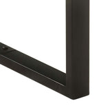 Tidyard Table de Salle à Manger Rectangulaire, Table de Repas Meuble à Manger, Table Console Extensible 160x80x76 cm Bois d'acacia Solide