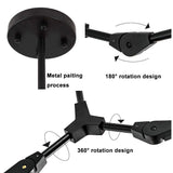 Lustre à branches en boule de verre de 71 po, lustre Spoutnik E26 à hauteur réglable, suspension globe Starburst à 8 lumières du milieu du siècle, luminaires en métal soufflé à la main, suie dégradée