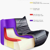 Misorat Canapé Paresseux, Salon de Chambre à Coucher de canapé décontracté Peut s'allonger et Dormir, Chaise Salon Simple, Napa en Cuir résistant et résistant aux Rayures,A-103X88X70CM