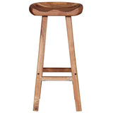 Iiaky Tabourets de Bar Lot de 2 Bois d'acacia Massif,Chaise De Bar,Chaise Bar Cuisine