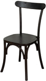 Biscottini Chaises de salle à manger bois massif 90x44x43 cm - Chaise cuisine et salon - Chaises en bois d'extérieur et intérieur - Chaise rustique Cross - Chaise rembourrée en bois vintage