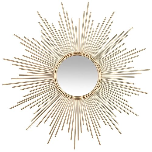 Atmosphera - Miroir Soleil doré - métal D99 cm