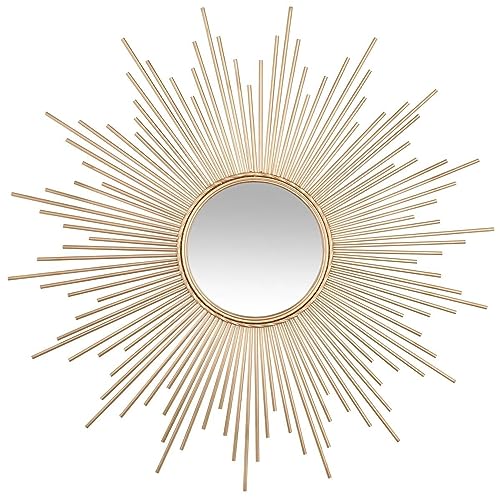 Atmosphera - Miroir Soleil doré - métal D99 cm Atmosphera - Miroir Soleil doré - métal D99 cm