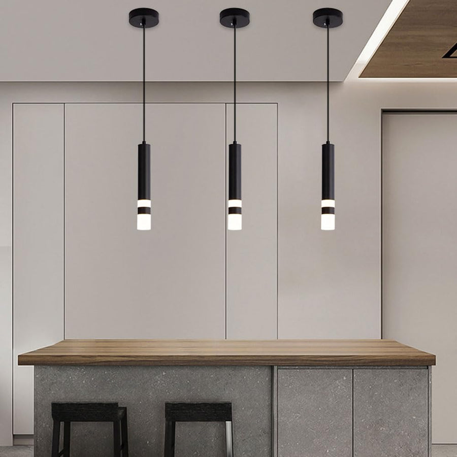 MODEBHD Lampes suspendues modernes noires simples, lampe suspendue en acrylique à bulles de lumière chaude LED intégrée 3000K, lampes suspendues de plafond éclairées au-dessus de l MODEBHD Lampes suspendues modernes noires simples, lampe suspendue en acrylique à bulles de lumière chaude LED intégrée 3000K, lampes suspendues de plafond éclairées au-dessus de l'évier de l'îlot de
