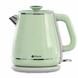 MULIN bouilloire vintage, Ébullition rapide, Bouilloire électrique 1,8l, 2200w,arrêt automatique, Base à 365°