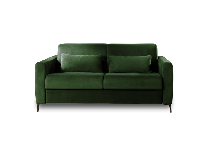 Lisa Design - Canapé Convertible Owen en Velours - Canapé Lit - Couchage Quotidien - Matelas 12 cm - Sofa Vert 3 Places - Salon Lisa Design - Canapé Convertible Owen en Velours - Canapé Lit - Couchage Quotidien - Matelas 12 cm - Sofa Vert 3 Places - Salon