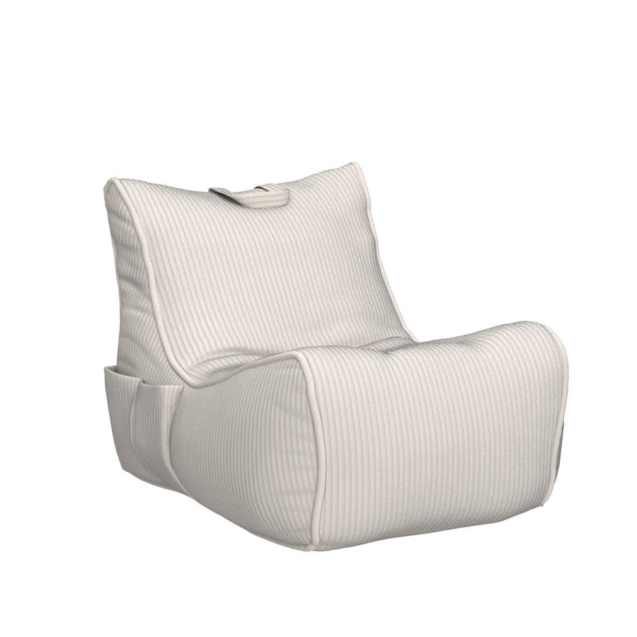Ecopuf Flavio Chaise Longue Pouf Fauteuil Velours - Pouf Salon avec Pochette et Poignée, Rembourré - Fauteuil Relax Salon - Canapé Pouf - Pouf Chambre - Blanc crème Sz03 Ecopuf Flavio Chaise Longue Pouf Fauteuil Velours - Pouf Salon avec Pochette et Poignée, Rembourré - Fauteuil Relax Salon - Canapé Pouf - Pouf Chambre - Blanc crème Sz03
