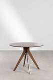 SKLUM Table de Salle à Manger Ronde Ø100 cm en Bois Sekiz -
