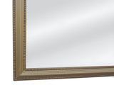 Vente-unique - Miroir Style Vintage en Bois de Paulownia - L. 80 x H. 110 cm - Doré Effet Laiton - Heloise