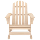 vidaXL Chaise à Bascule de Jardin Adirondack Bois de Sapin Massif