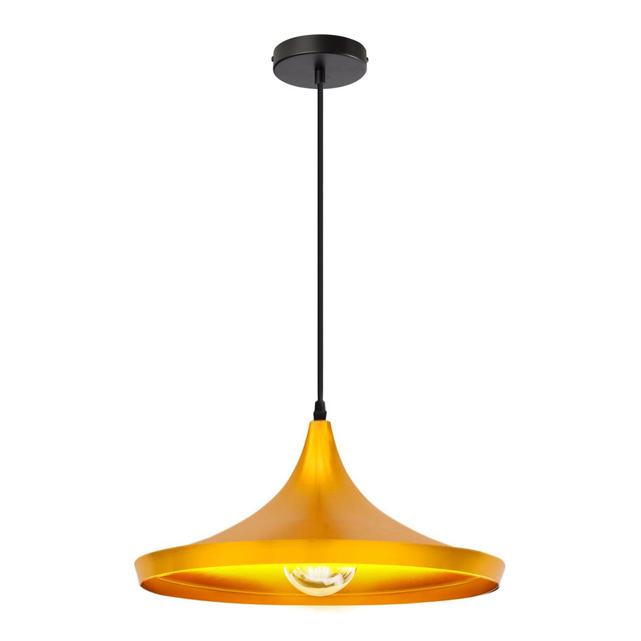 LEDKIA LIGHTING Suspension Métal Presley Doré LEDKIA LIGHTING Suspension Métal Presley Doré