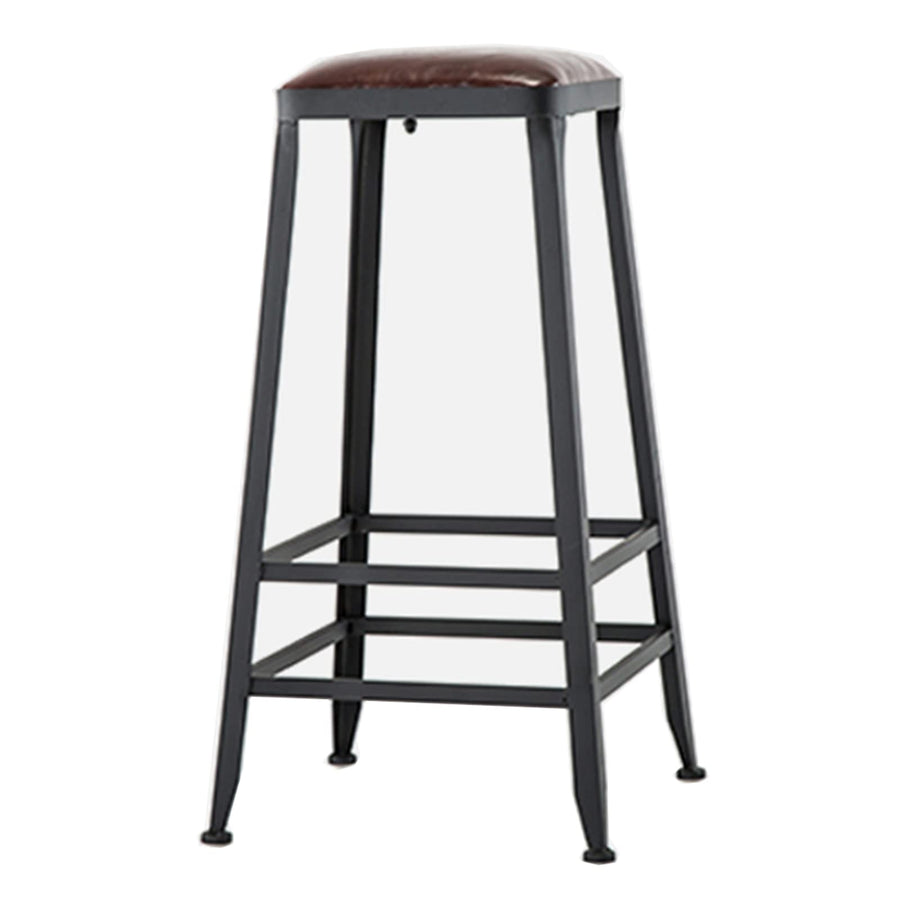Chaise de Bar, Tabouret Haut, Chaise de Salle à Manger de café, Chaise de Bar rétro, Hauteur d Chaise de Bar, Tabouret Haut, Chaise de Salle à Manger de café, Chaise de Bar rétro, Hauteur d'assise Noire 75 cm