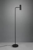 TRIO, Lampadaire, Marley 1xGU10, max.5,0 W Corps: Métal, noir mat L:23,0cm, H:151,0cm, P:39,0cm Interrupteur,IP20,Sans illuminant
