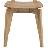 AC Design Furniture Roxanne Chaise de Salle à Manger, Bois, chêne, H: 79,5 x B: 45 x T: 55 cm, Beige