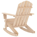 vidaXL Chaise à Bascule de Jardin Adirondack Bois de Sapin Massif