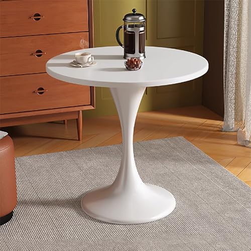 GNYVZXPLQ Table d'appoint Sofa, Table d'appoint Tulipe sur Pied Style Milieu de siècle, Multicolore, 50 x 100 x 73 cm(White,35.4 * 28.7in)